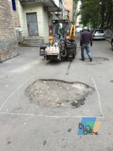 Ремонт дорог, в т.ч. ямочный ремонт асфальтобетонного покрытия